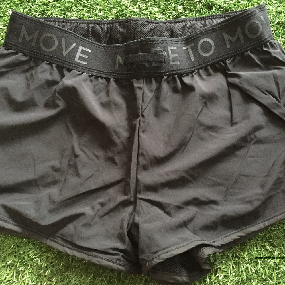 Lightweight Running Short Mesh/Nylon Black Sz S